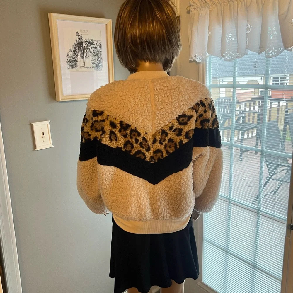 Express One Eleven Sherpa Coat SZ‎ XS